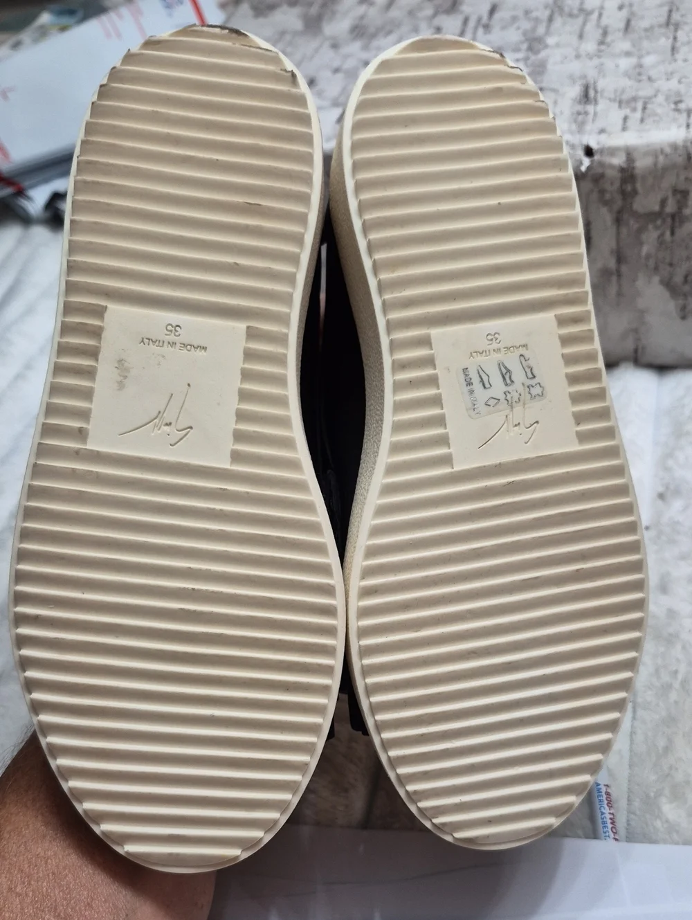 Giuseppe Zanotti Naomi Fringed Slip-on Sneakers Women's Sz 5 Eu 35 $975